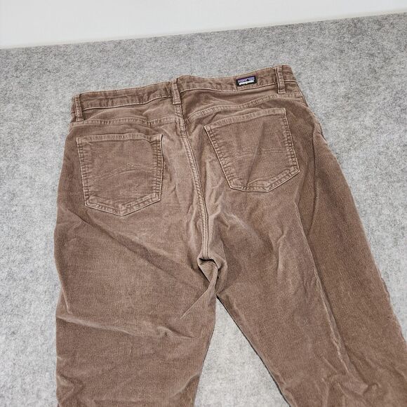 Patagonia Womens 32 Organic Cotton Everyday Cords Brown Corduroy Pants 32x28 - Picture 14 of 16